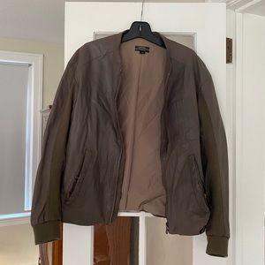 Diesel Black Gold Leather Jacket